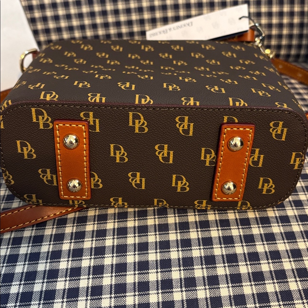 Dooney & Bourke small Gretta Black and Brown Crossbody Bag - Picture 5 of 10